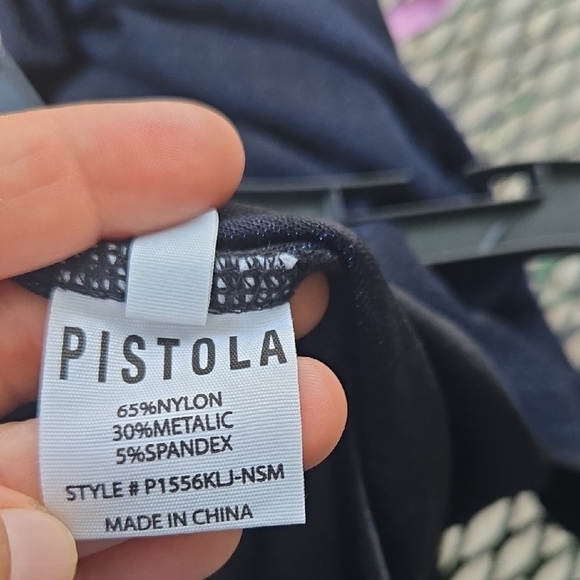 PISTOLA Vita Polo Dress Navy Shimmer - Picture 4 of 9